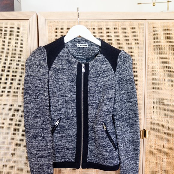 Navy Whistles Wool Jacket - Picture 2 of 2